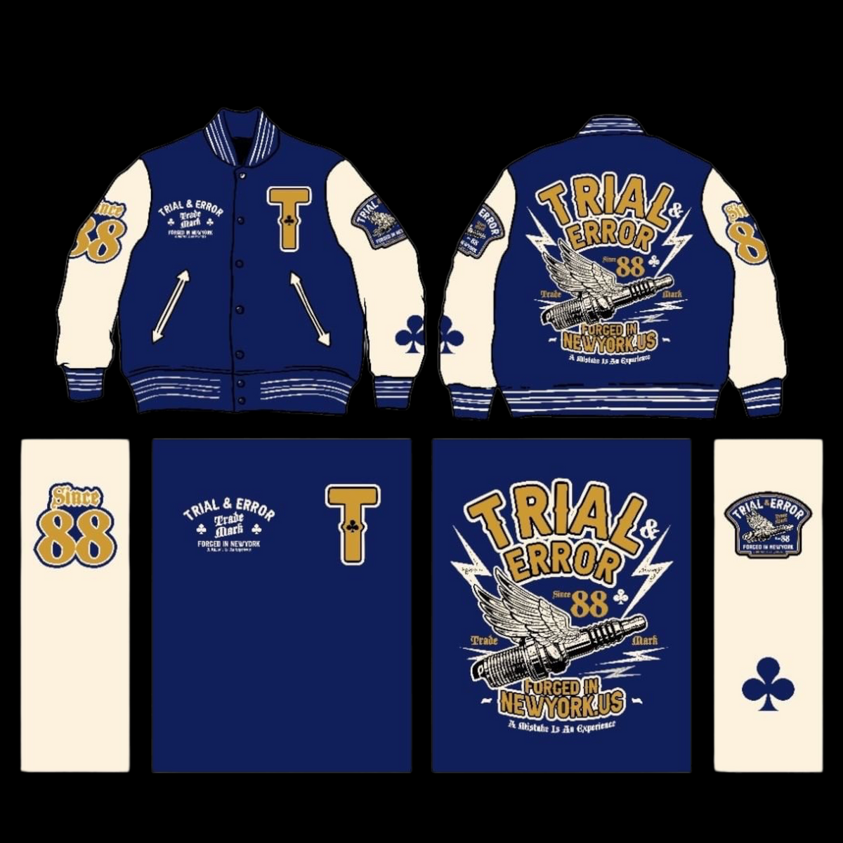 Trial & Error Varsity Letterman jacket