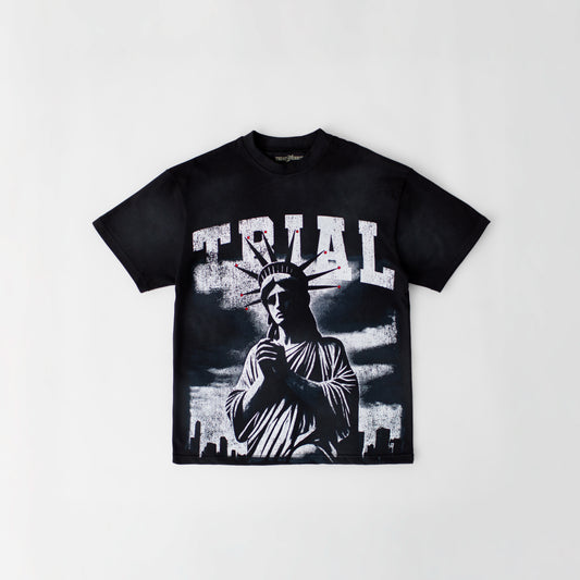 Statue Of Liberty Rhine Stone Tee