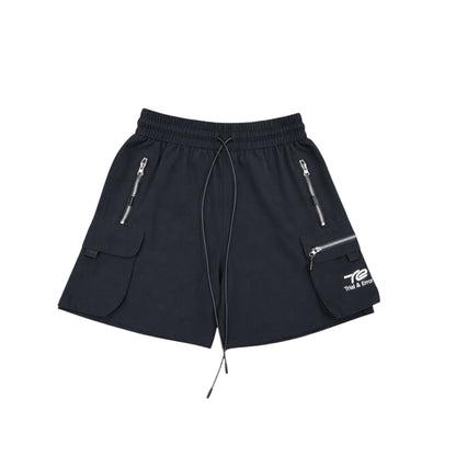 Utility Cargo Shorts (Black)