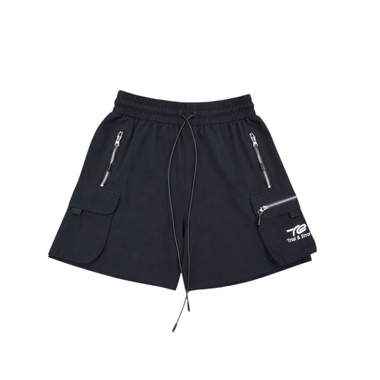 Utility Cargo Shorts (Black)