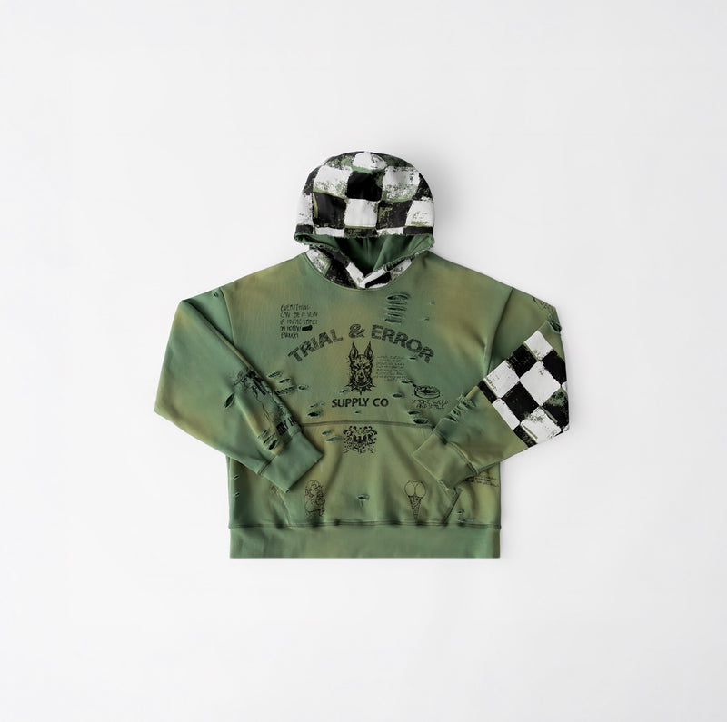Greenlight Distress Hoodie
