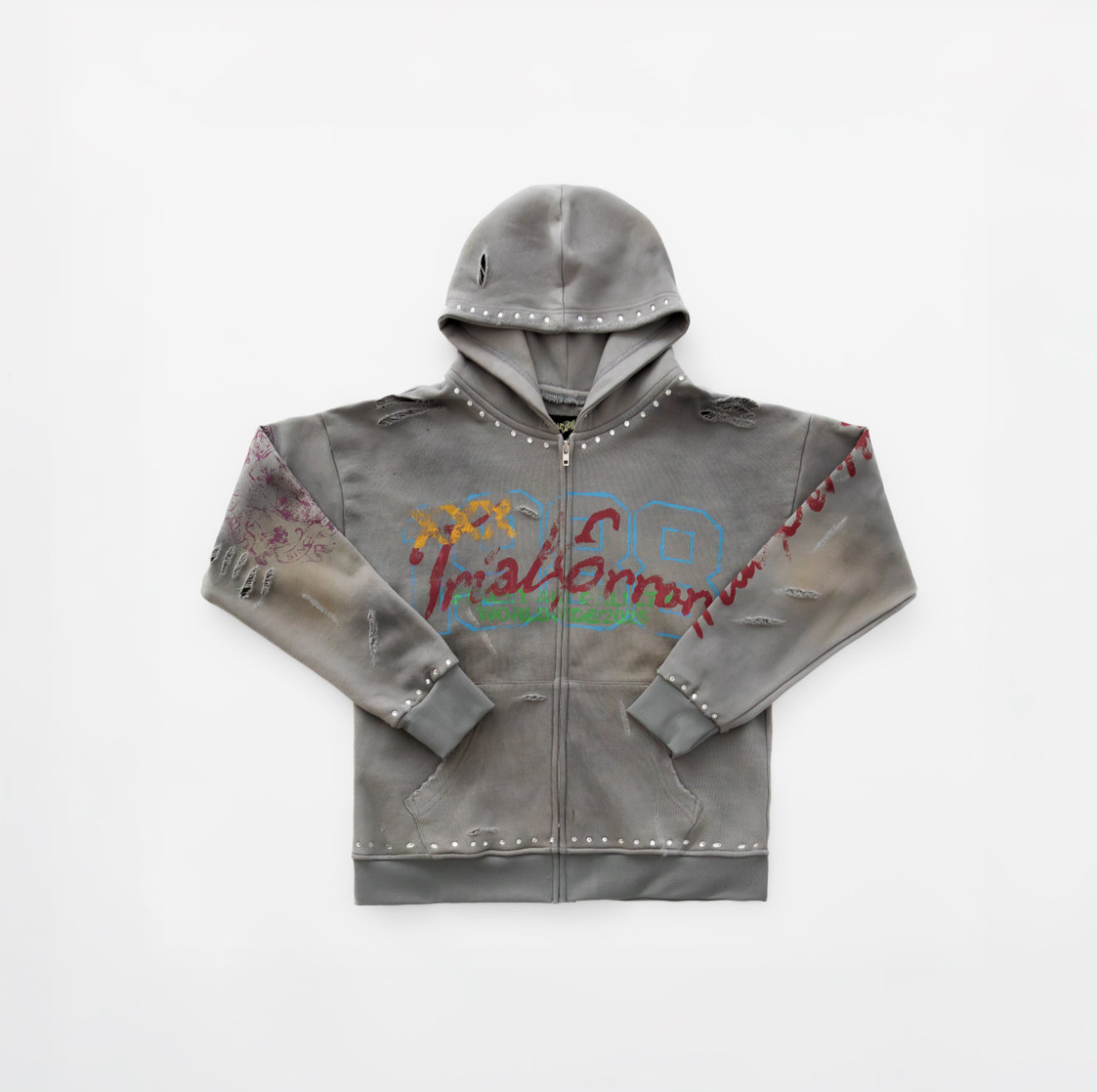 Super Distressed Bling Suit