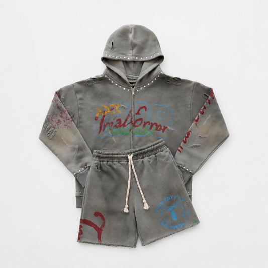 Super Distressed Bling Suit