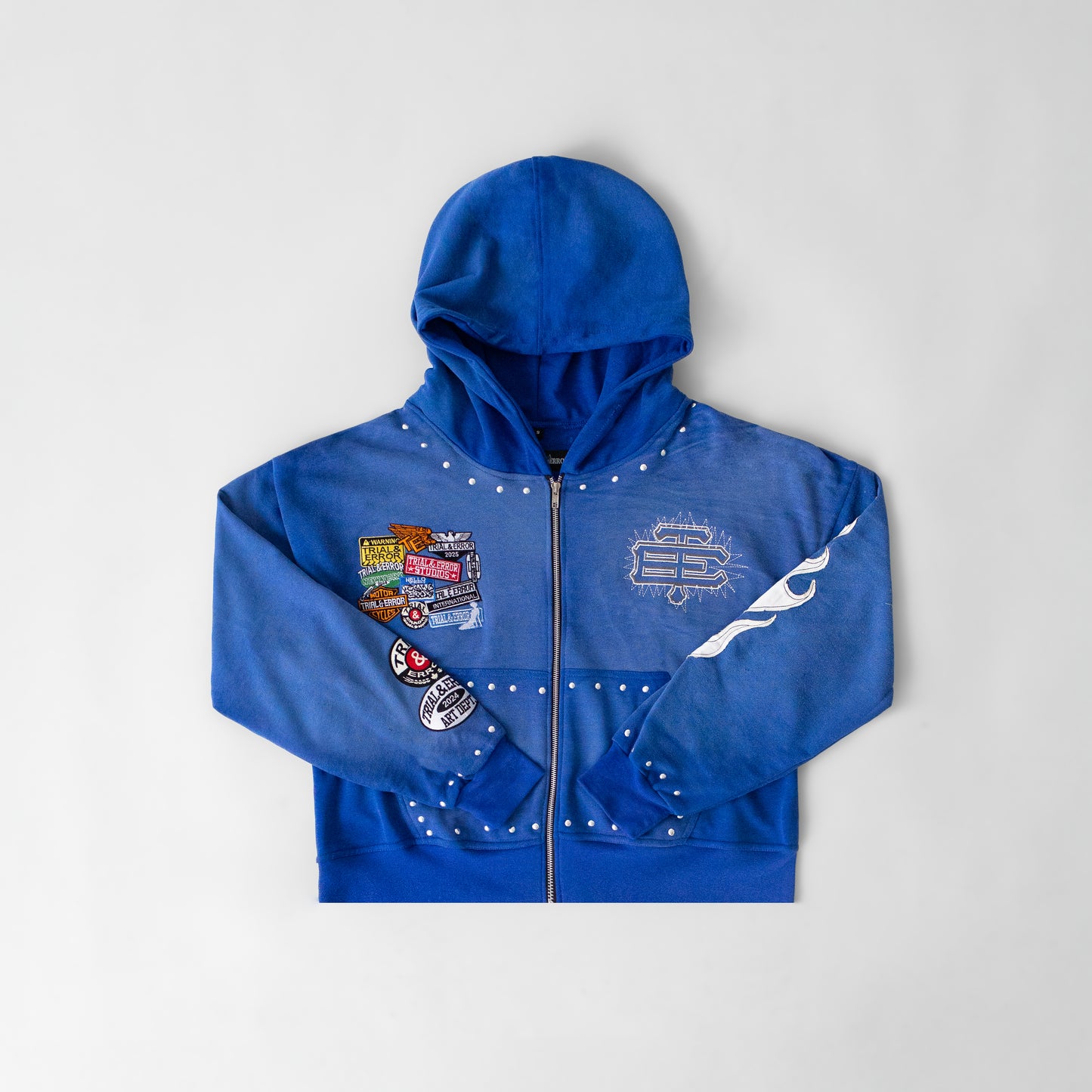 T&E PATCH WORK HOODIE